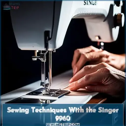 Sewing Techniques With the Singer 9960