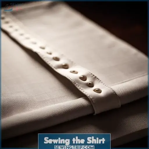 Sewing the Shirt