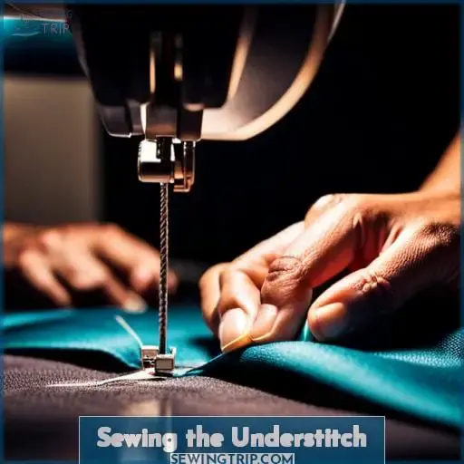 Sewing the Understitch