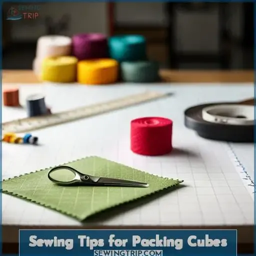 Sewing Tips for Packing Cubes