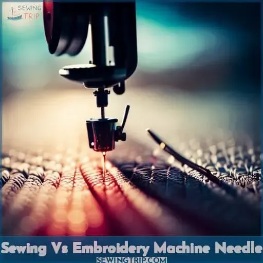 Sewing Vs Embroidery Machine Needle