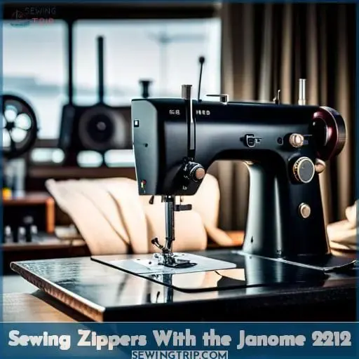 Sewing Zippers With the Janome 2212