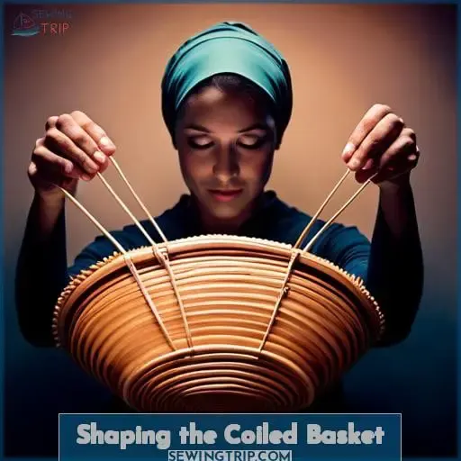 Shaping the Coiled Basket