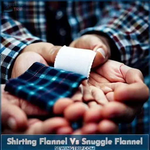 Shirting Flannel Vs Snuggle Flannel