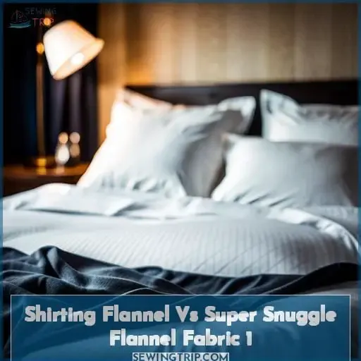 shirting flannel vs super snuggle flannel fabric 1