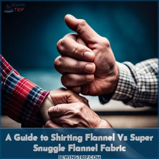 shirting flannel vs super snuggle flannel fabric