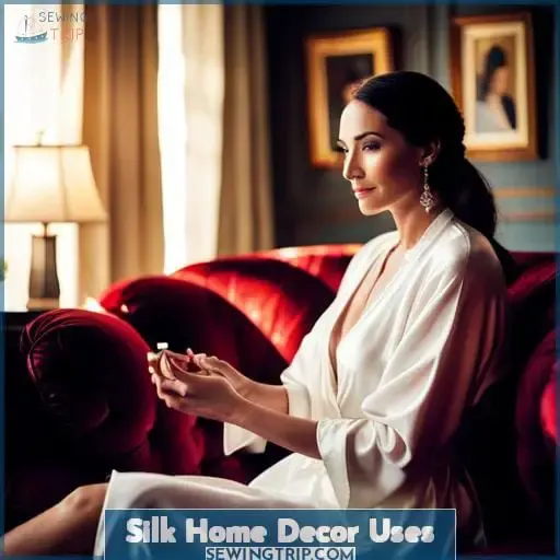 Silk Home Decor Uses