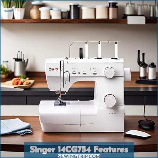 Singer 14CG754 Features Singer 14CG754 Features