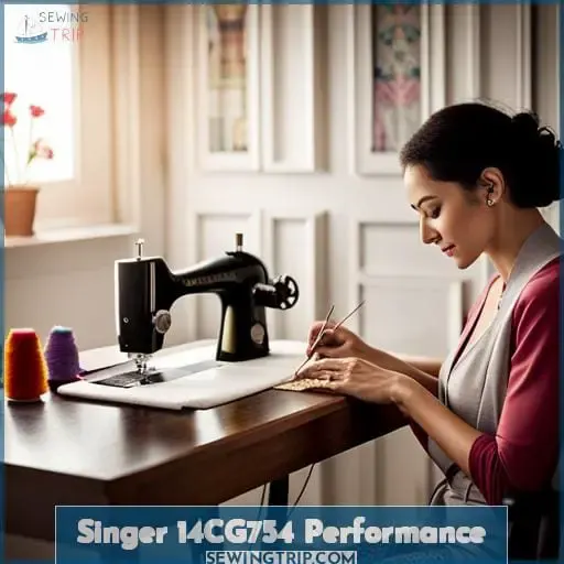 Singer 14CG754 Performance