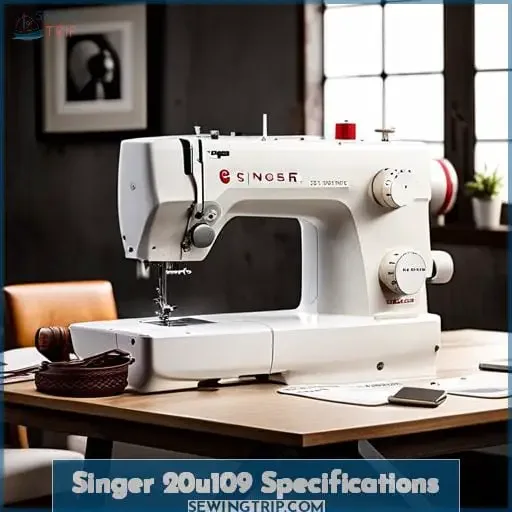 Singer 20u109 Specifications