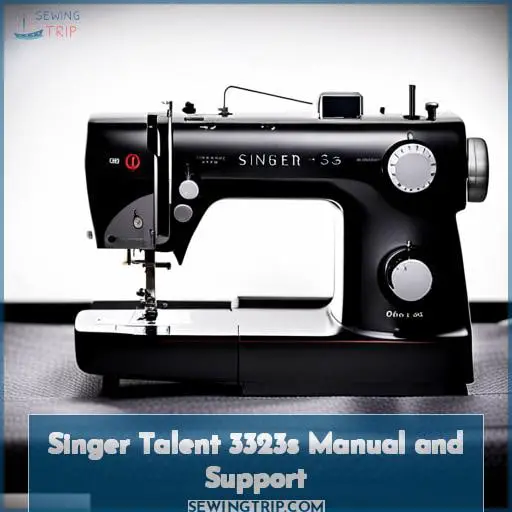 Singer Talent 3323s Manual and Support
