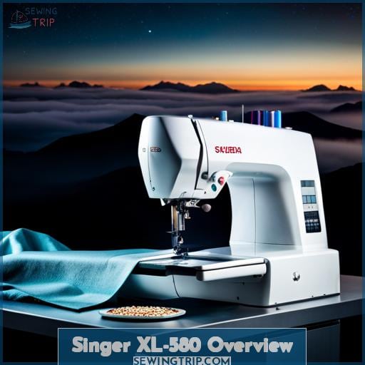 Review Singer XL 580 Futura Embroidery Machine Capabilities