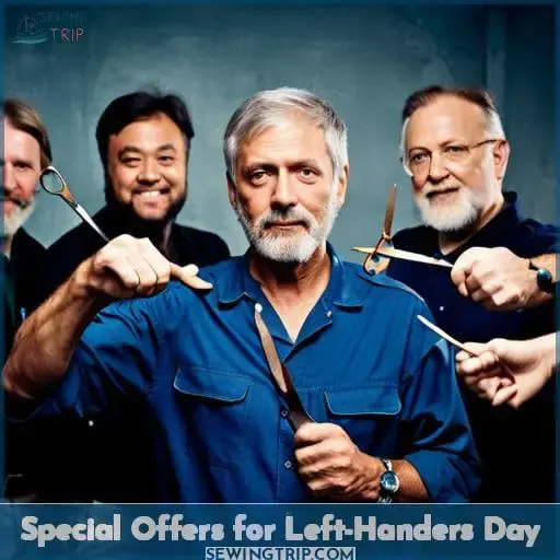 Special Offers for Left-Handers Day