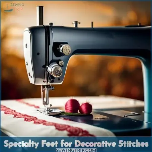 Specialty Feet for Decorative Stitches