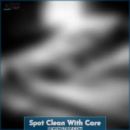 Spot Clean With Care