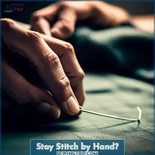 Stay Stitch by Hand