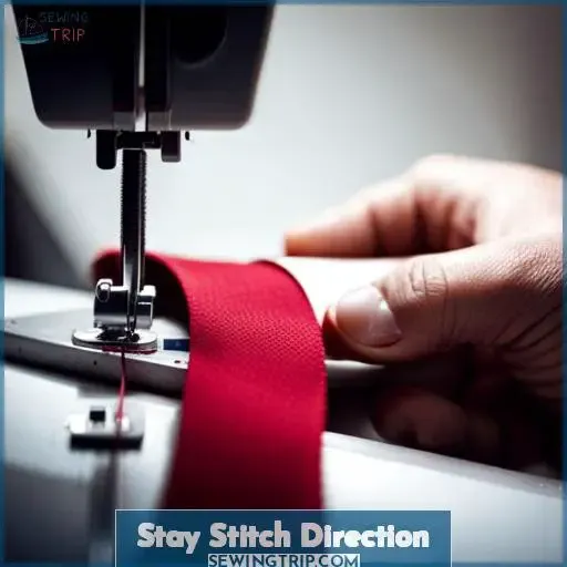 Stay Stitch Direction
