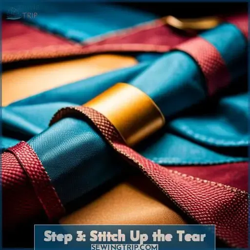 Step 3: Stitch Up the Tear