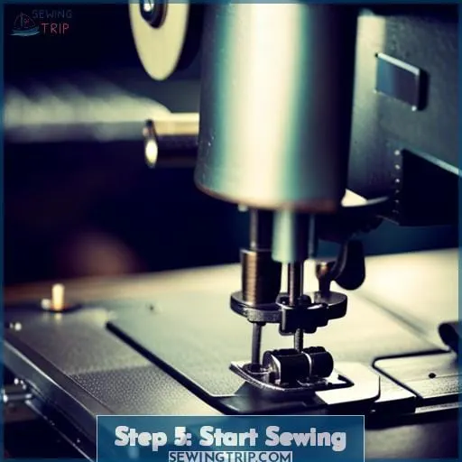 Step 5: Start Sewing