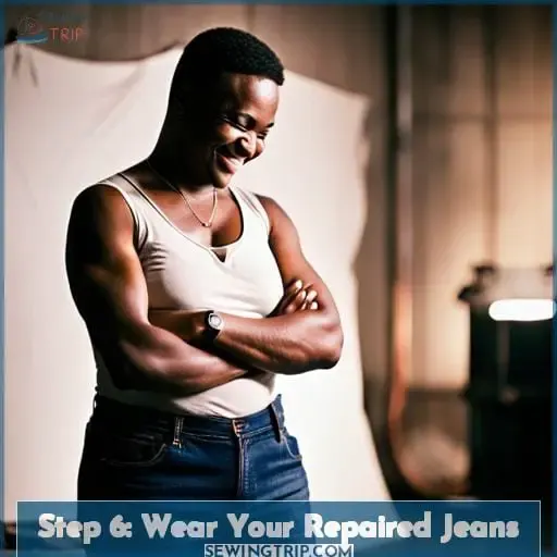 Step 6: Wear Your Repaired Jeans