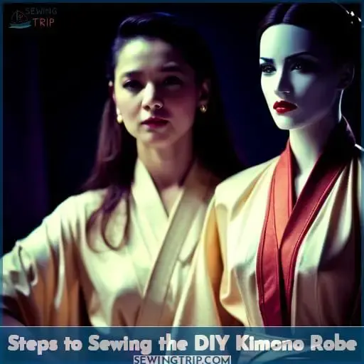 Steps to Sewing the DIY Kimono Robe
