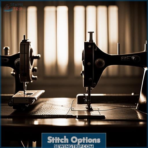 Stitch Options Stitch Options