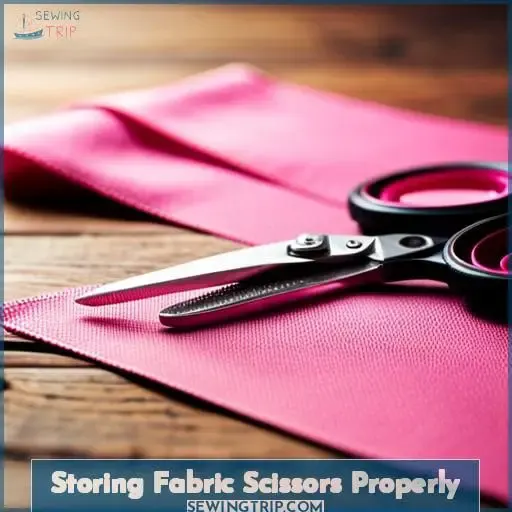 Storing Fabric Scissors Properly