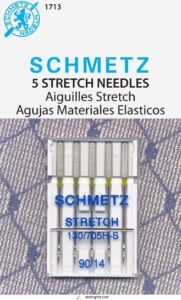 What Size Needle for Different Fabrics: Chart & Full Guide 3 Stretch Machine Needles-Size 14/90 5/Pkg B00BXO0DEK