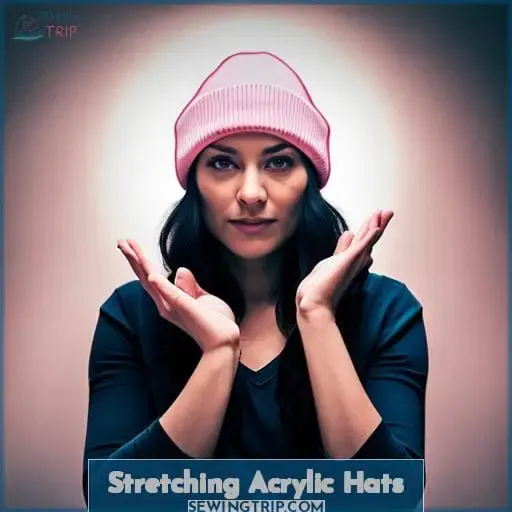 Stretching Acrylic Hats