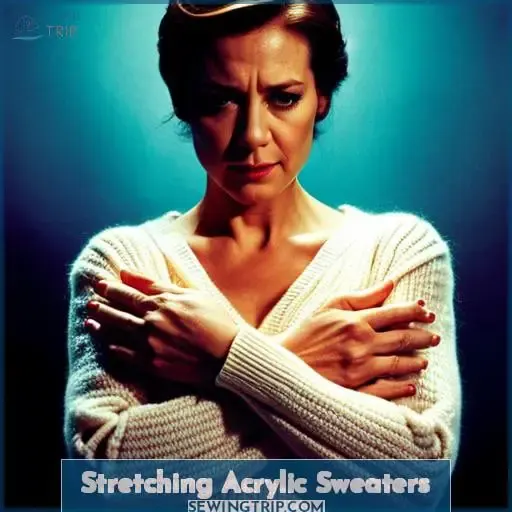 Stretching Acrylic Sweaters