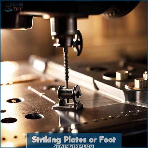 Striking Plates or Foot Striking Plates or Foot
