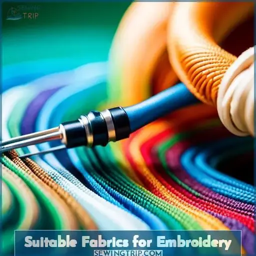 Suitable Fabrics for Embroidery