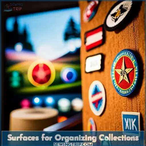 Surfaces for Organizing Collections