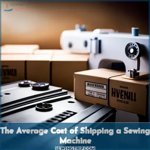 The Average Cost of Shipping a Sewing Machine