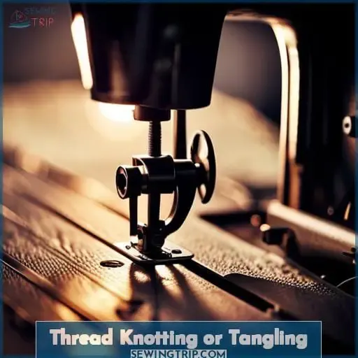 Thread Knotting or Tangling