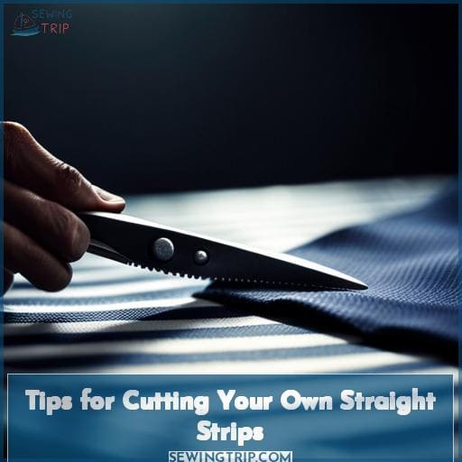 Tips for Cutting Your Own Straight Strips