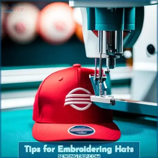 Tips for Embroidering Hats