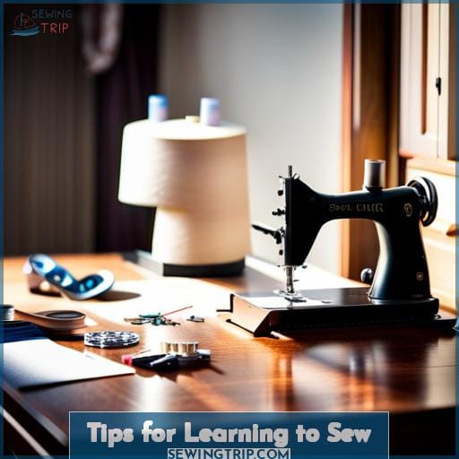 Tips for Learning to Sew
