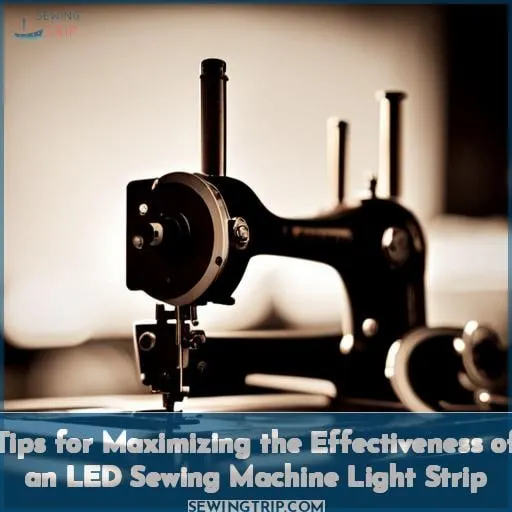 Tips for Maximizing the Effectiveness of an LED Sewing Machine Light Strip