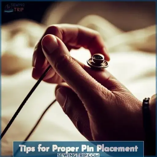 Tips for Proper Pin Placement