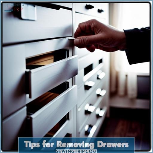 Tips for Removing Drawers