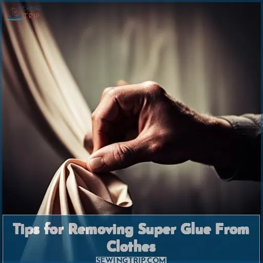 Tips for Removing Super Glue From Clothes