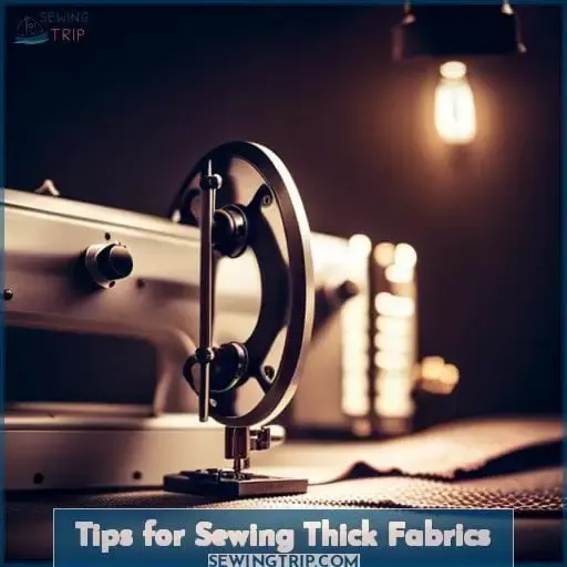 Tips for Sewing Thick Fabrics