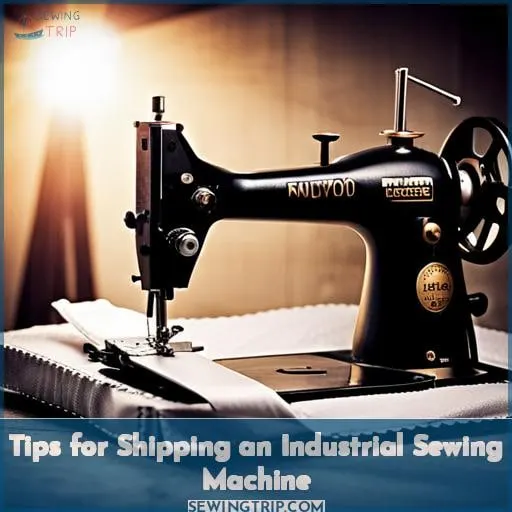 Tips for Shipping an Industrial Sewing Machine