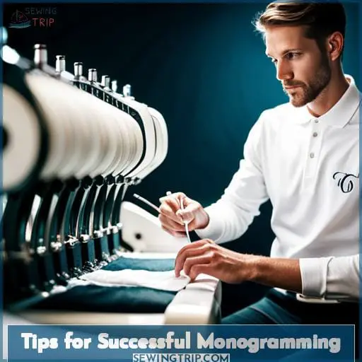 Tips for Successful Monogramming