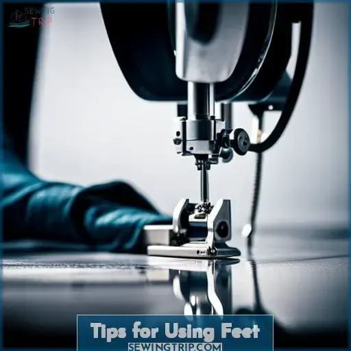 Tips for Using Feet