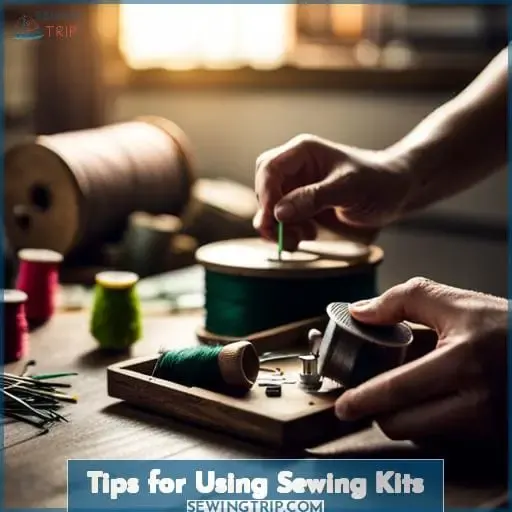 Tips for Using Sewing Kits