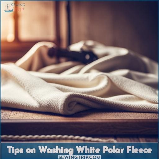 Tips on Washing White Polar Fleece Tips on Washing White Polar Fleece