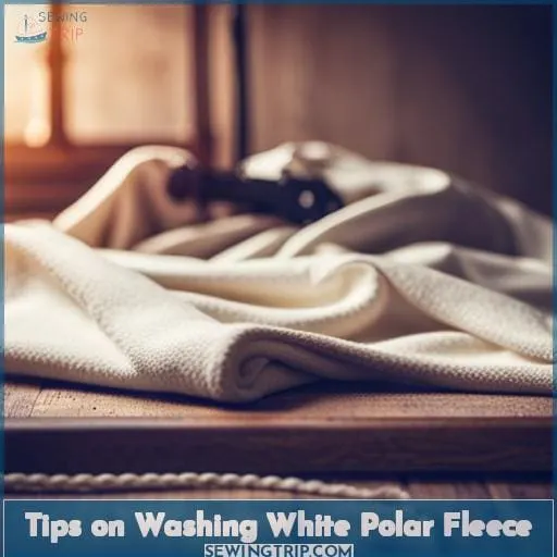 Tips on Washing White Polar Fleece