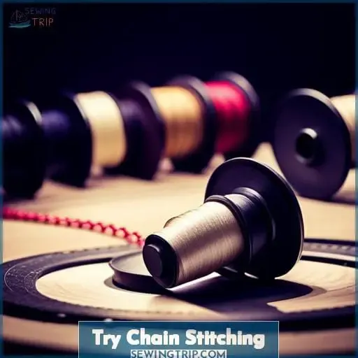 Try Chain Stitching